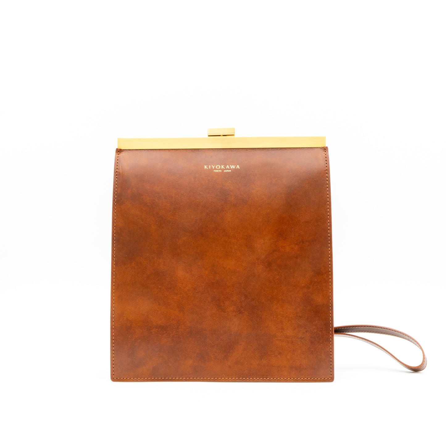 牛革ヌメ 口金ショルダーバッグ 【AUD002】