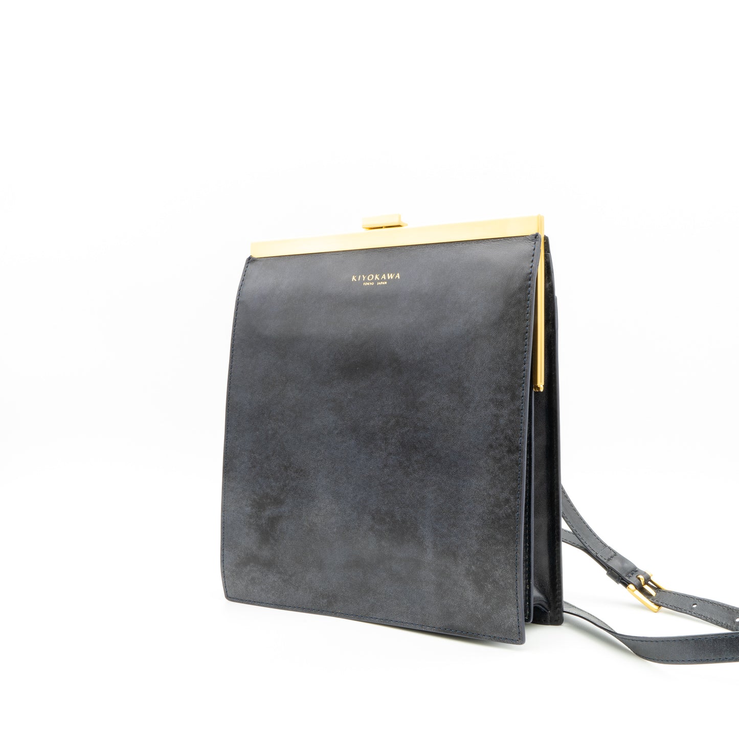 牛革ヌメ 口金ショルダーバッグ 【AUD002】