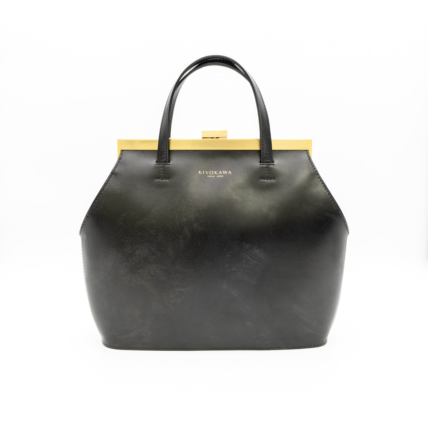 牛革ヌメ 口金ハンドバッグ 【AUD003】