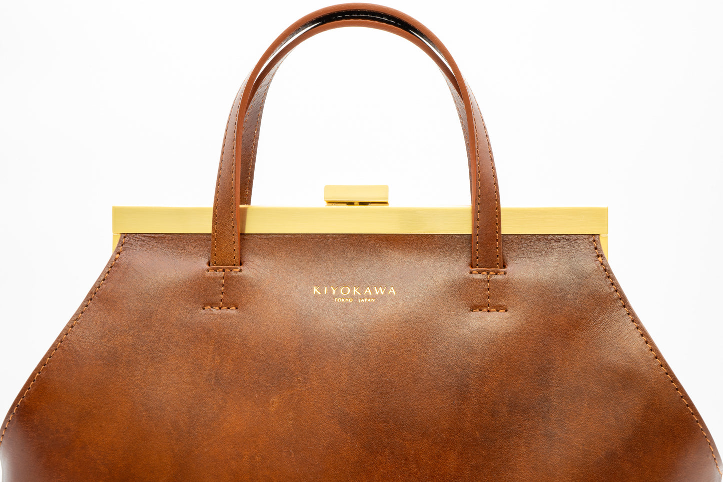 牛革ヌメ 口金ハンドバッグ 【AUD003】