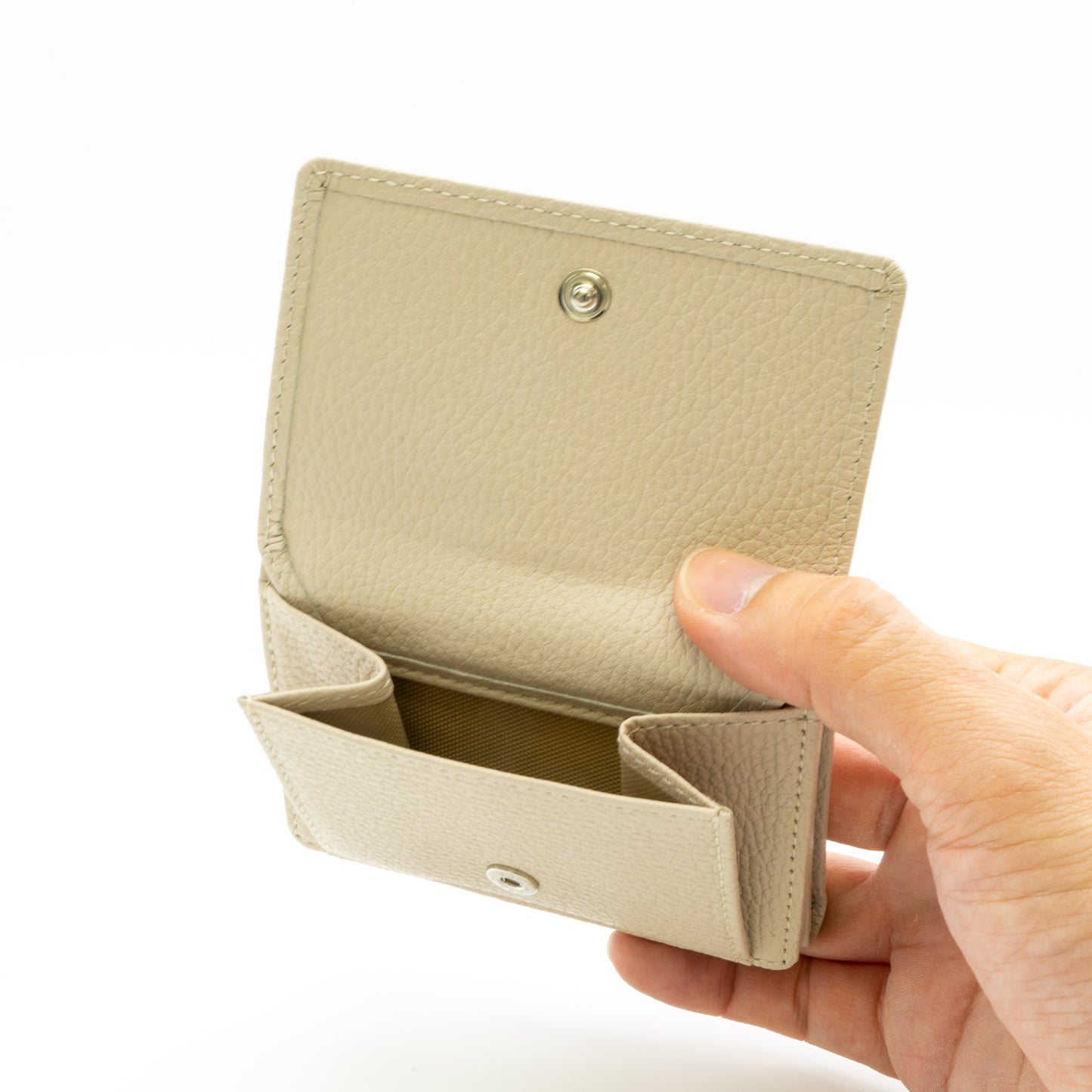 牛革シュリンク ミニウォレット≪三つ折り財布≫【SK003】